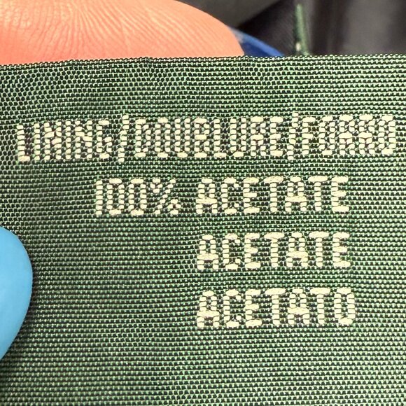 EUC Women's LAUREN RALPH LAUREN Wool Pinstripe 3-Button Gray Blazer | Size 10P - Picture 10 of 10